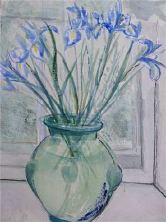 Irises 27x35cm